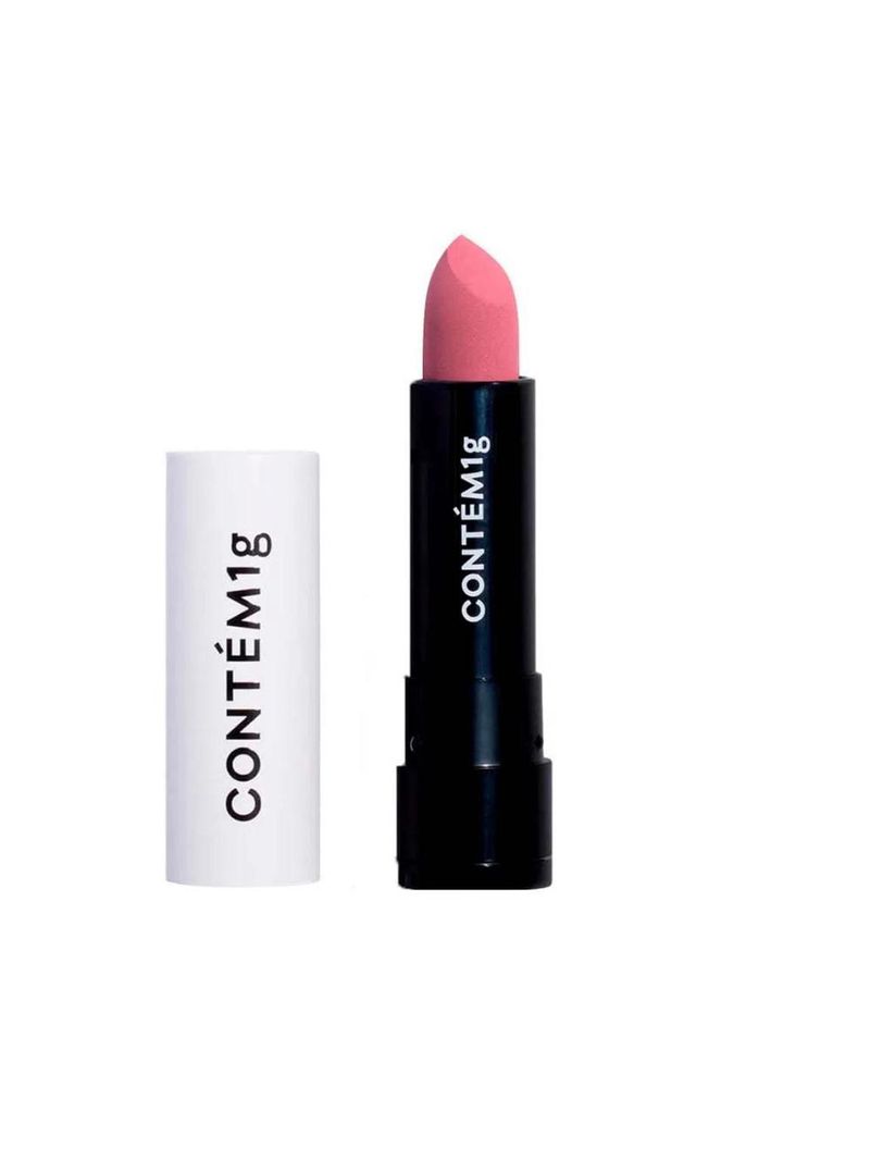 Contém1g kit - batom matte velvet biônica + delineador líquido ultra matte preto