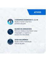 Creme espuma de limpeza facial cerave