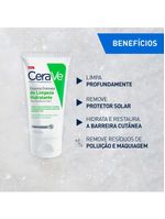 Creme espuma de limpeza facial cerave