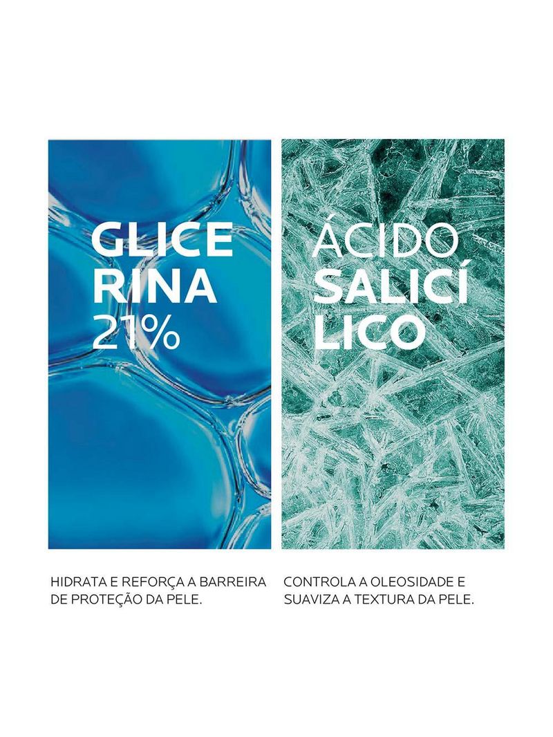 Espuma de limpeza facial cremosa la roche-posay effaclar reequilibrante