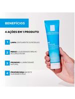Espuma de limpeza facial cremosa la roche-posay effaclar reequilibrante