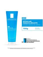Espuma de limpeza facial cremosa la roche-posay effaclar reequilibrante