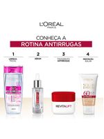 Protetor solar facial l'oréal paris solar expertise antirrugas com cor fps60