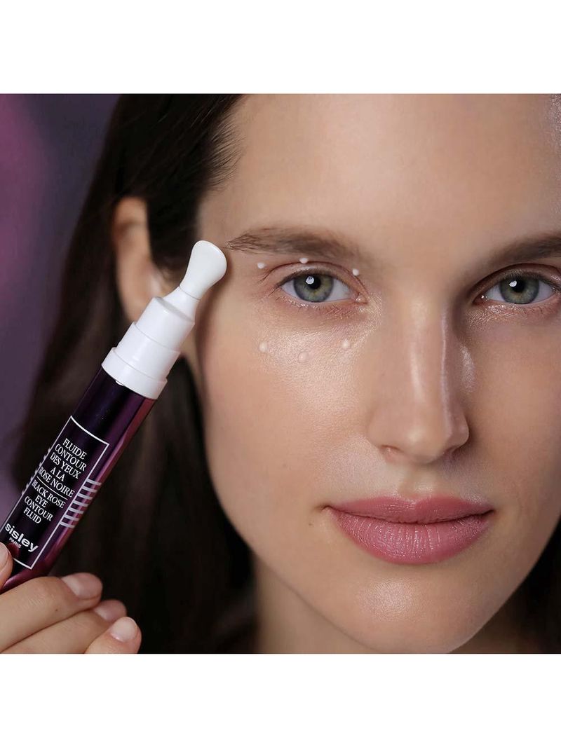Fluido para contorno dos olhos sisley paris - black rose eye contour fluid