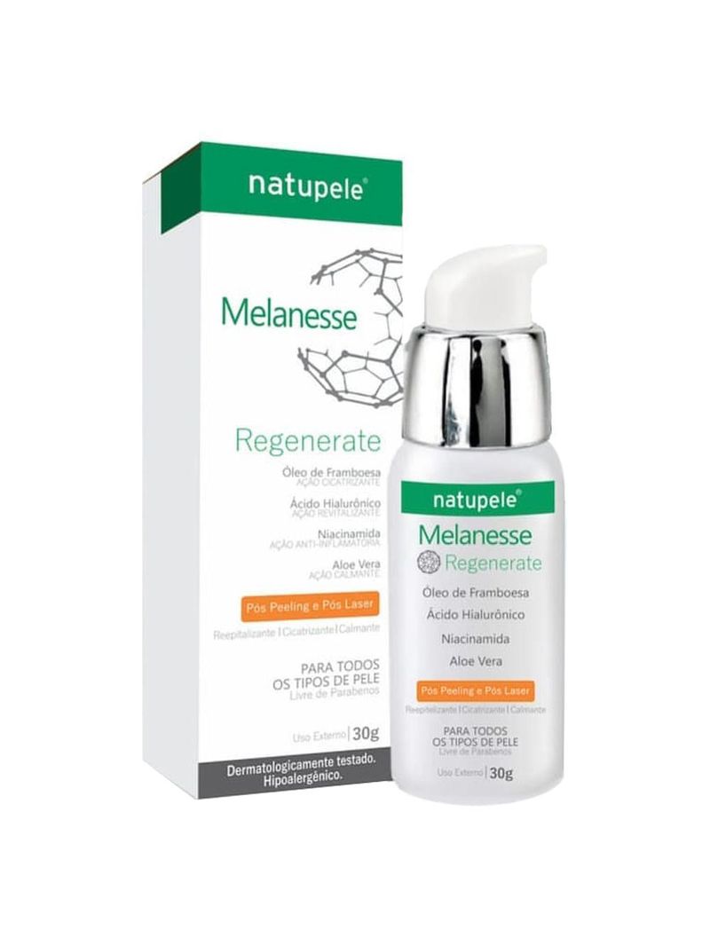 Tratamento facial natupele - melanesse regenerate