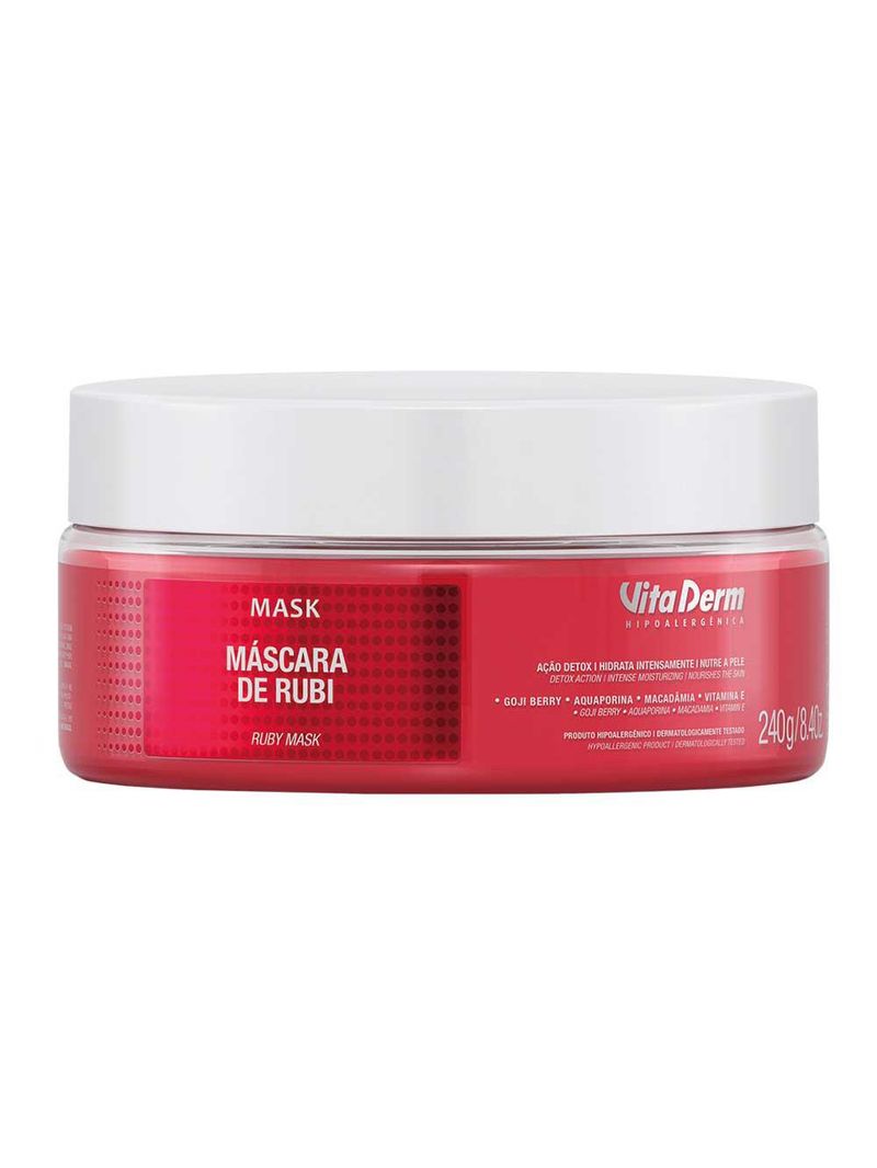 Vita derm rubi máscara em creme - vita mask