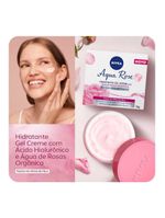 Nivea creme hidratante facial em gel aqua rose