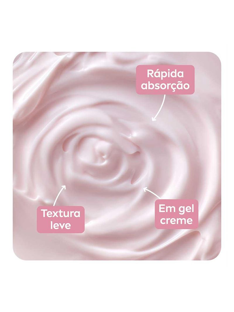 Nivea creme hidratante facial em gel aqua rose