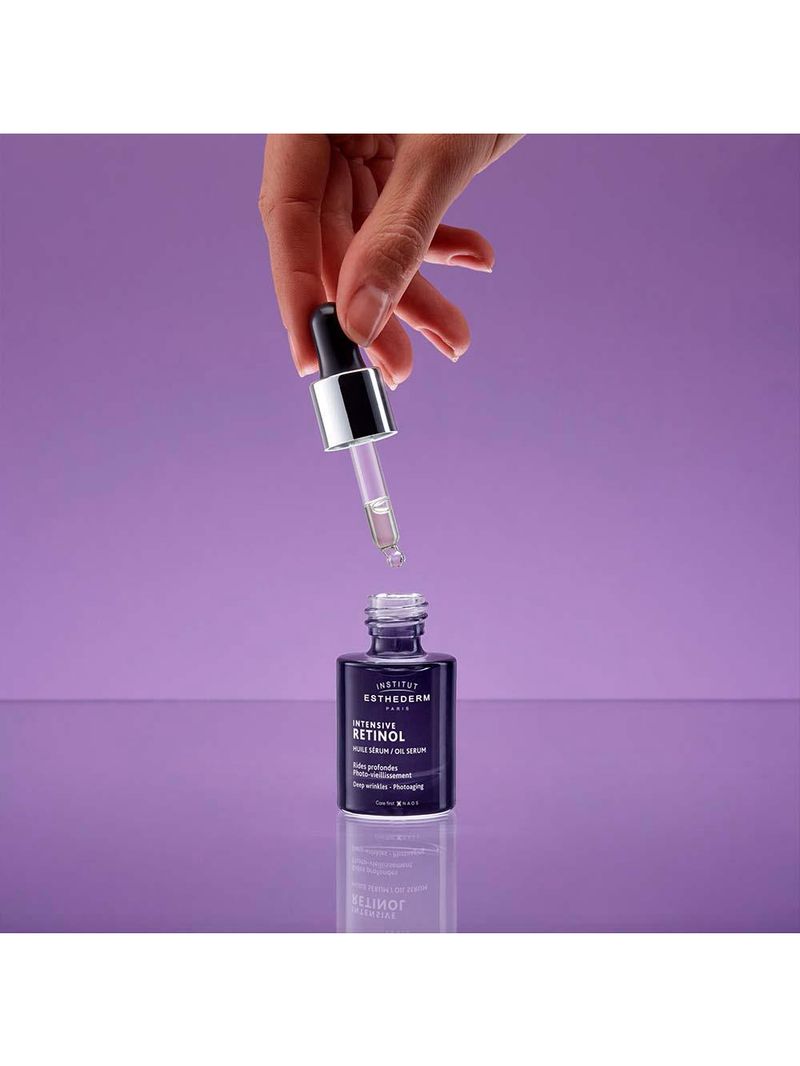 Sérum facial para correção de rugas profundas esthederm - intensive retinol+ sérum oil