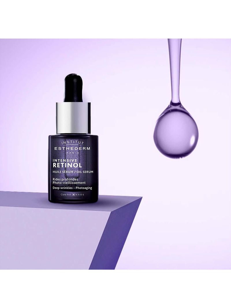Sérum facial para correção de rugas profundas esthederm - intensive retinol+ sérum oil