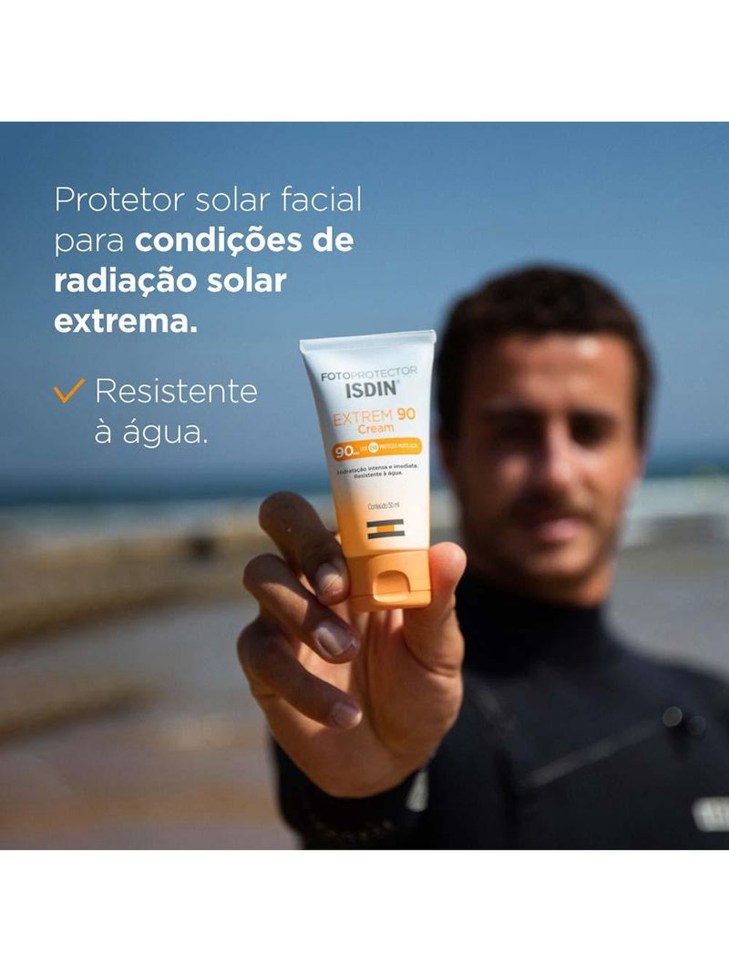 Protetor solar facial alta proteção isdin - extrem90 fps90