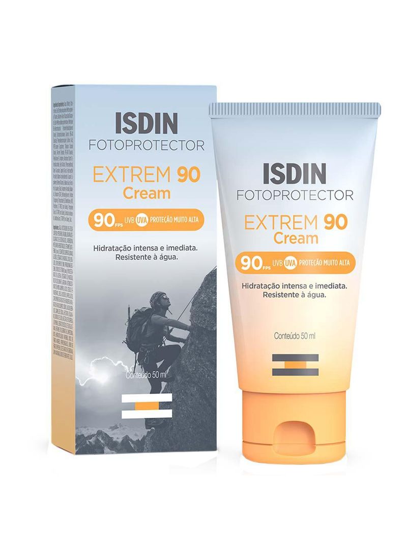 Protetor solar facial alta proteção isdin - extrem90 fps90
