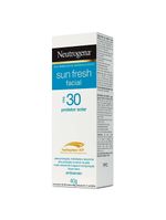 Protetor solar facial neutrogena sun fresh fps 30