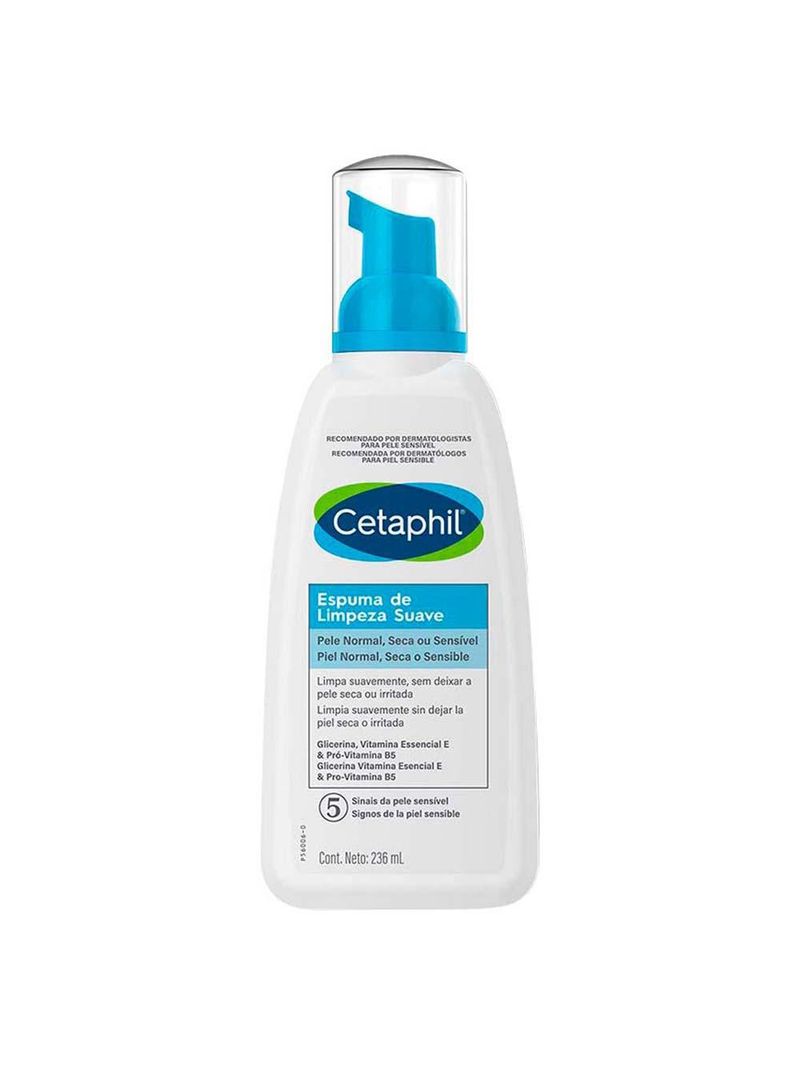 Cetaphil kit rotina – loção facial + protetor solar + espuma de limpeza + hidratante