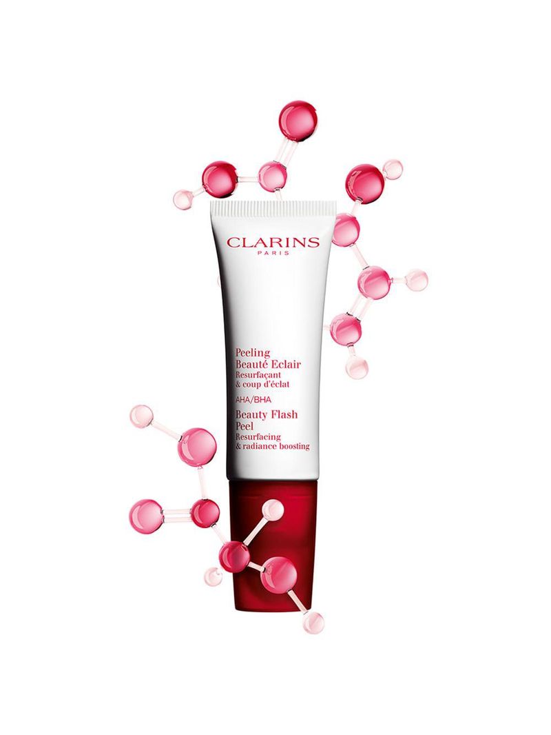 Peeling facial clarins beauty flash peel