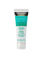 Protetor solar neutrogena sun fresh derm care facial fps70