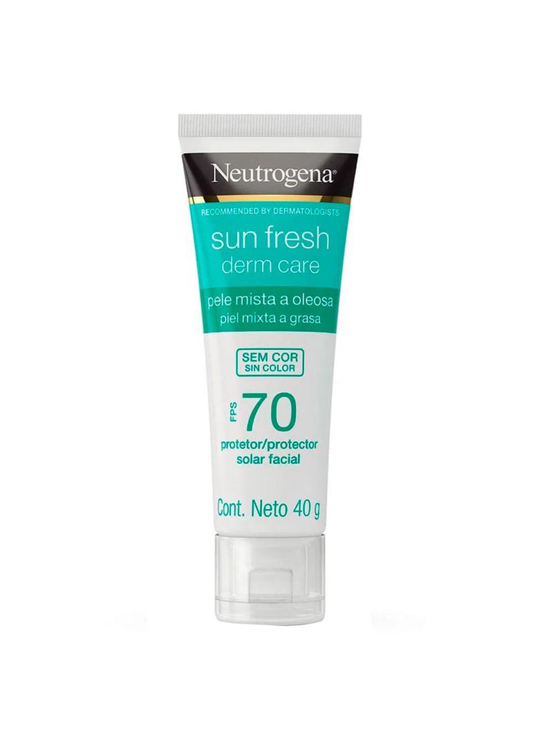Protetor solar neutrogena sun fresh derm care facial fps70