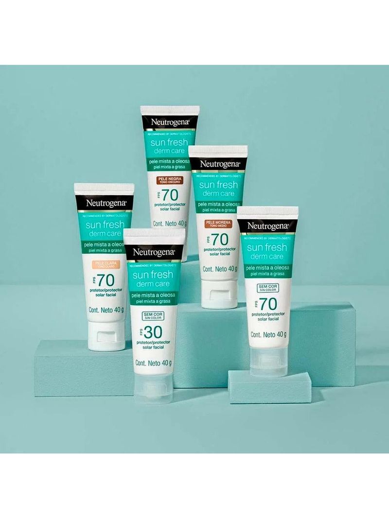 Protetor solar neutrogena sun fresh derm care facial fps70