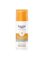 Eucerin sun oil control tinted médio fps70 creme facial