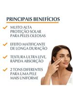 Eucerin sun oil control tinted médio fps70 creme facial