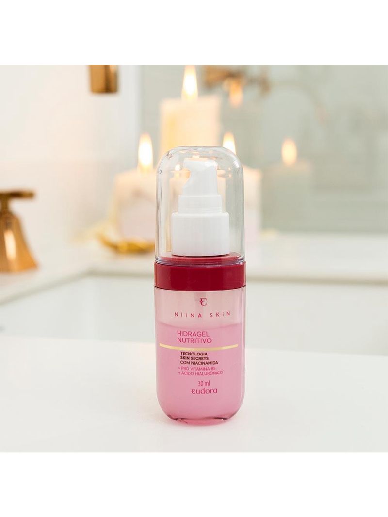 Hidratante facial em gel niina secrets by eudora niina skin hidragel