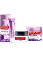 L'oréal paris revitalift hialurônico kit – creme para olhos + creme facial anti-idade noturno