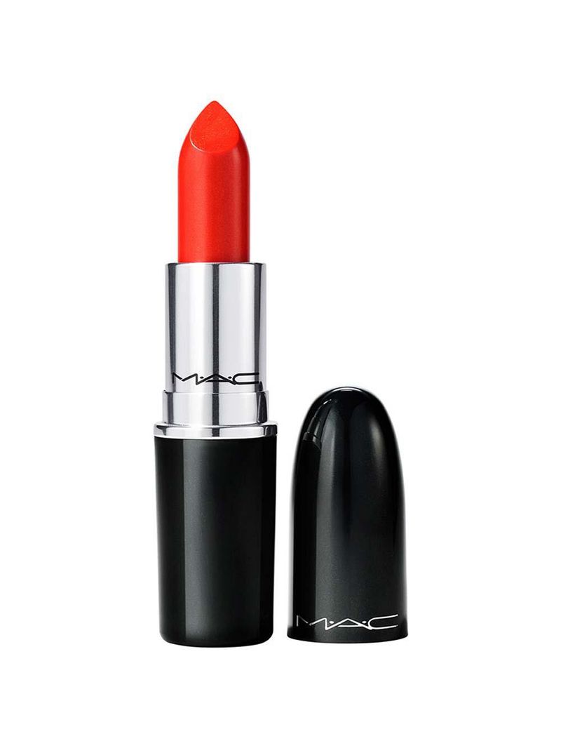 Batom labial mac lustreglass lipstick tons vermelhos