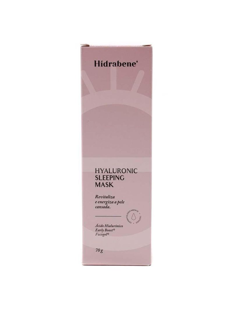 Hidratante facial noturno hidrabene - hyaluronic sleeping mask