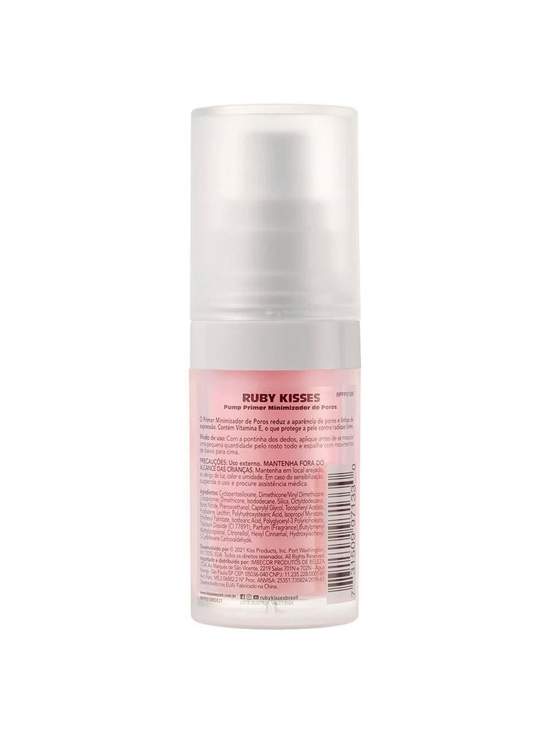 Primer facial minimizador de poros ruby kisses