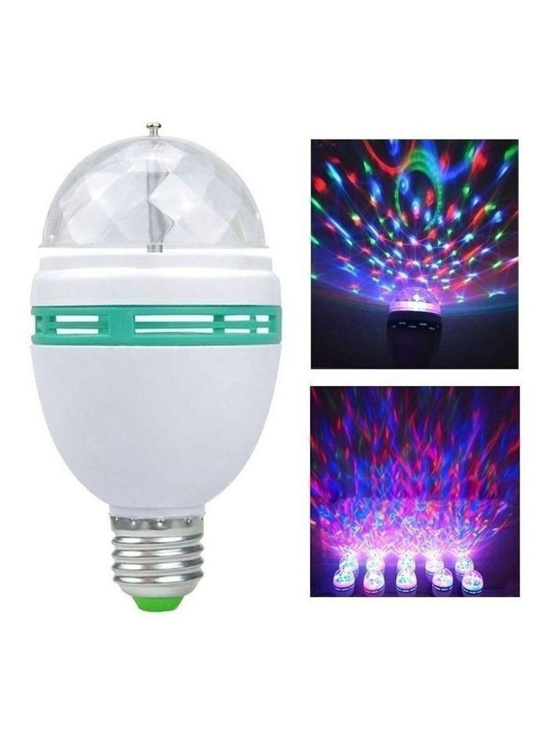 Lâmpada Bola Maluca Globo De Luz Giratória - Ideal Para Salões De Festas, Bares, Palcos E Clubes