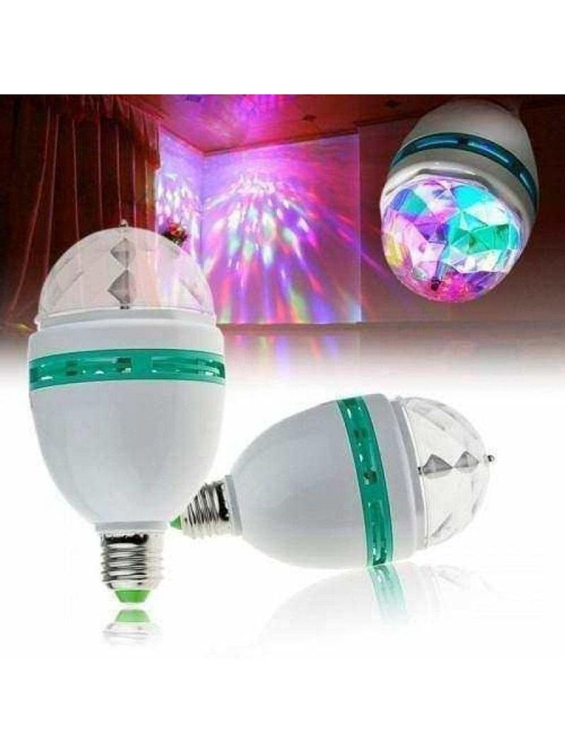 Lâmpada Bola Maluca Globo De Luz Giratória - Ideal Para Salões De Festas, Bares, Palcos E Clubes