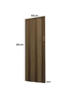 Porta Sanfonada De Pvc 105x210cm Bariri - Tk