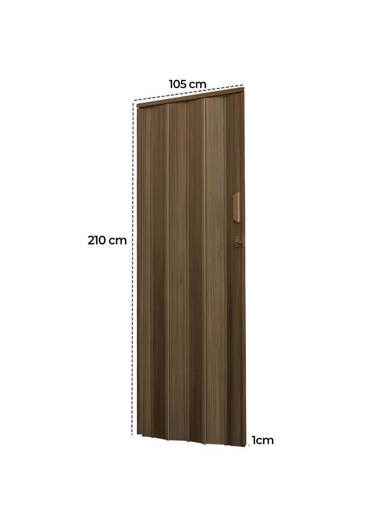 Porta Sanfonada De Pvc 105x210cm Bariri - Tk