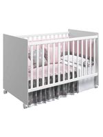 Quarto De Bebê Americano 4 Portas Com Berço Nacional Mel Branco Acetinado - Reller - Henn