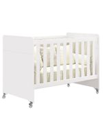 Quarto Bebê Americano 6 Portas Berço Americano Evolution 4 Em 1 Branco   Reller Colchão Ortobom Henn