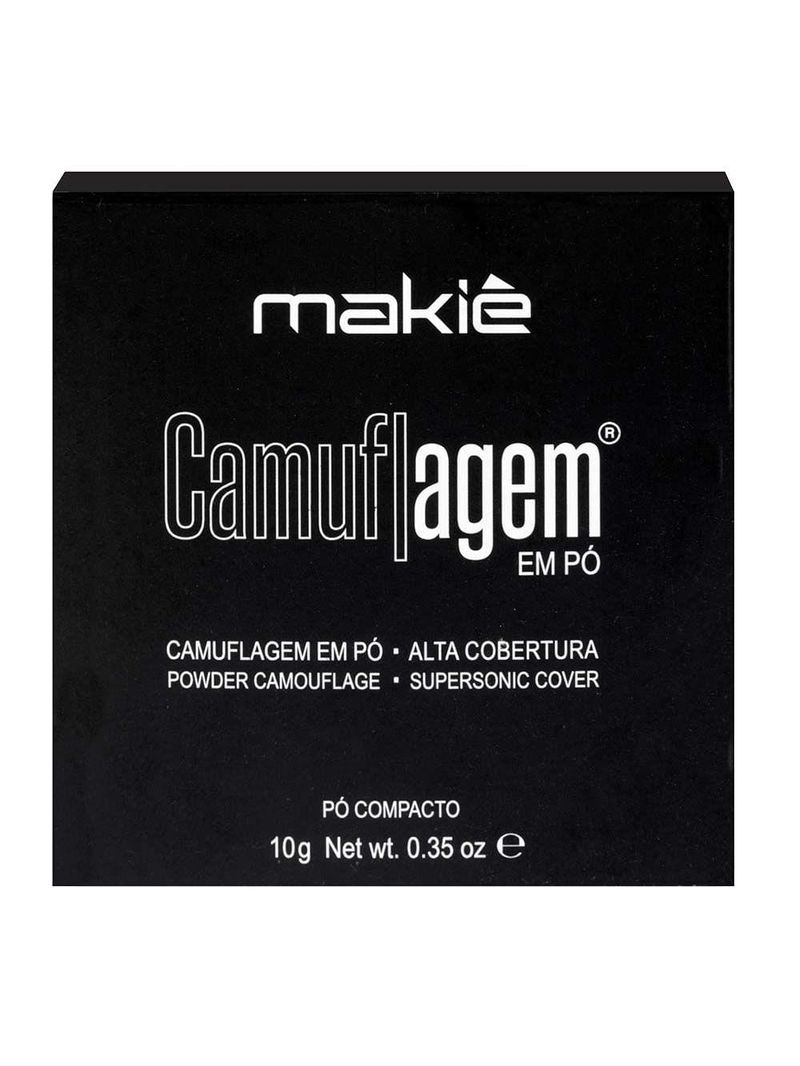 Pó compacto makiê camuflagem supersonic
