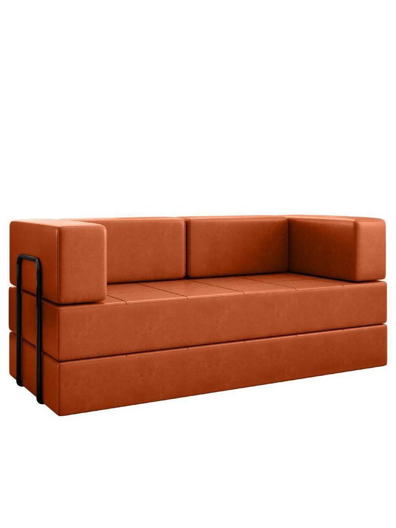Sofa Cama Modular 2 Lugares 160 Cm New Monaco Corino Dallas Vconcept New Dallas