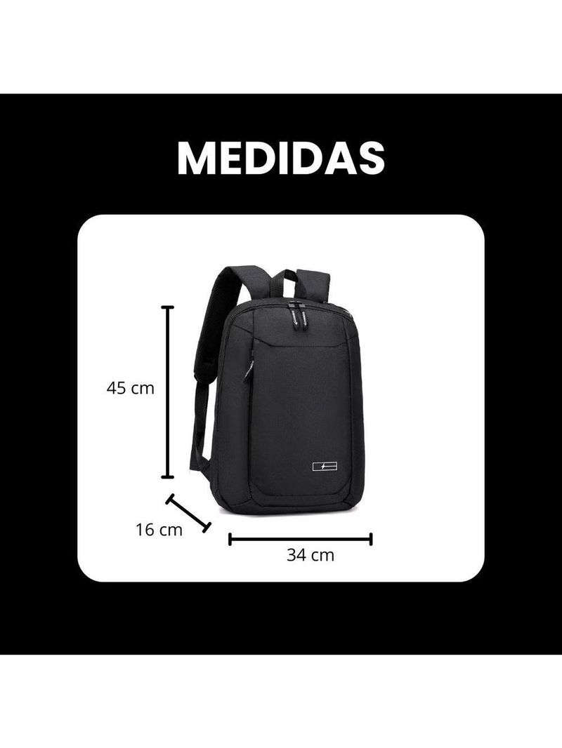 Mochila Slim Masculina Feminina Executiva Reforçada Notebook 16 E Tablet - Santiago - Cruzeiro Mtr2