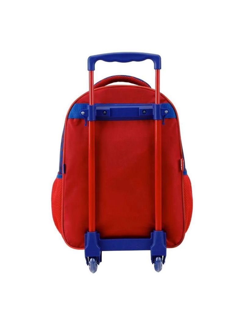 Mochila Homem Aranha Escolar Com Rodinhas - Spider Man - Xeryus - Vermelho Vermelho