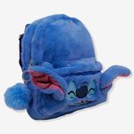Mini Mochila Plush Com Pompom Stitch - Disney