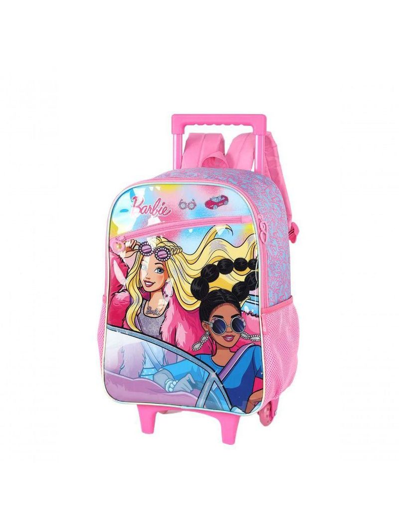 Mochila Com Rodas Barbie Pink - único Pink