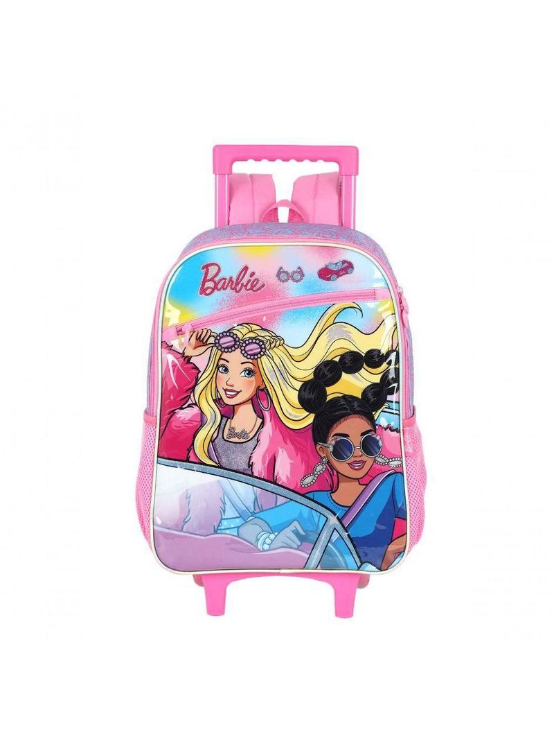 Mochila Com Rodas Barbie Pink - único Pink