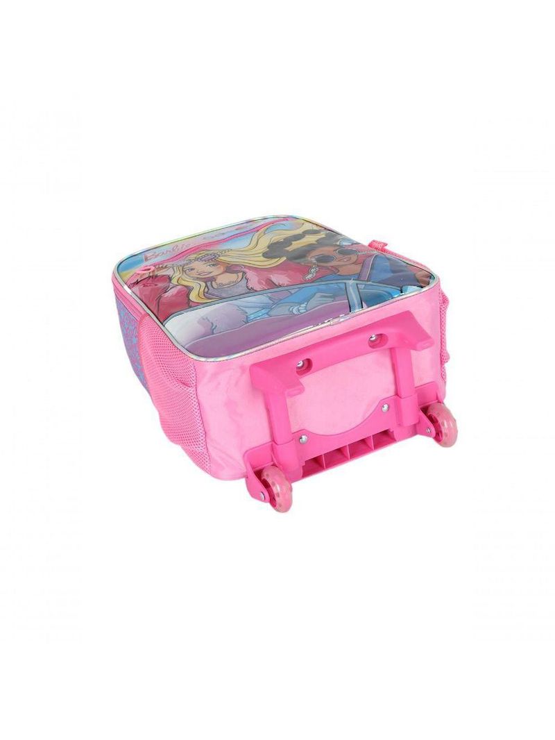 Mochila Com Rodas Barbie Pink - único Pink
