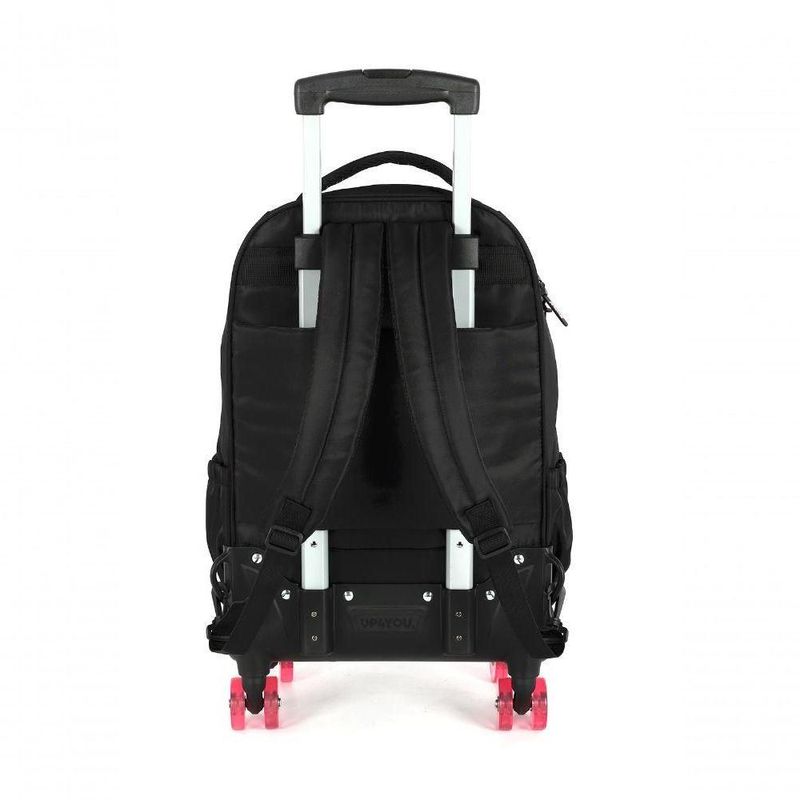 Mochila Com Rodas Stitch Preto - Unico Preto