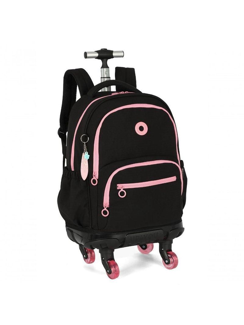 Mochila Com Rodas Up4you By Luara Preto - Unico Preto