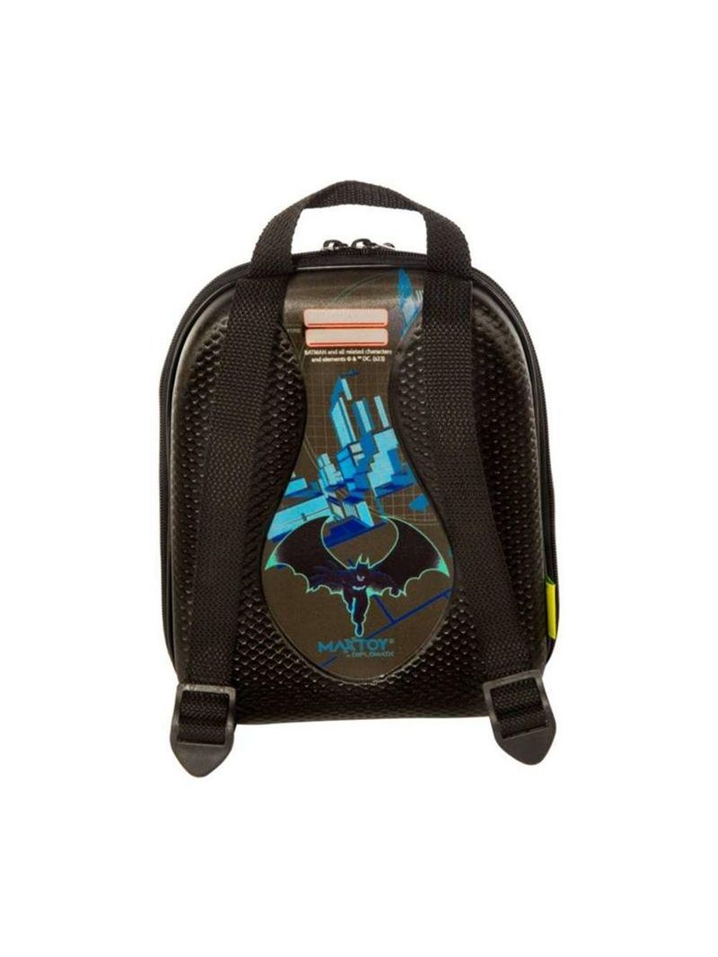 Mochila Escolar Infantil De Costas Batman Preto
