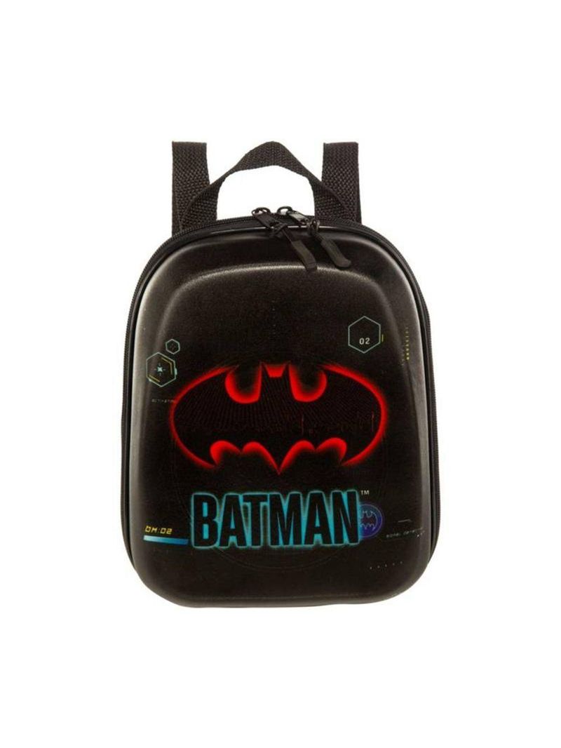 Mochila Escolar Infantil De Costas Batman Preto