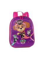 Mochila Escolar Infantil De Costas Patrulha Canina Roxa