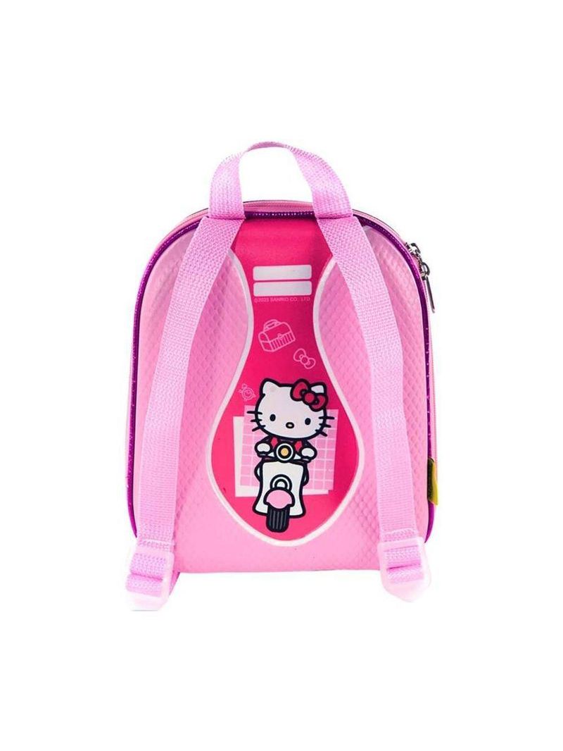 Mochila Escolar Infantil De Costas Hello Kitty Rosa