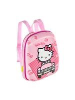 Mochila Escolar Infantil De Costas Hello Kitty Rosa